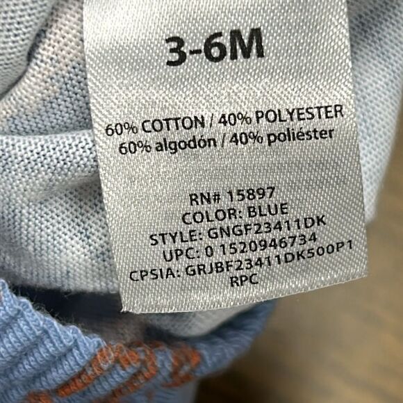 Garanimals Bodysuit Peace Sign Bodysuit multi Sizes - Picture 5 of 5